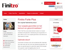 Tablet Screenshot of finitro.be